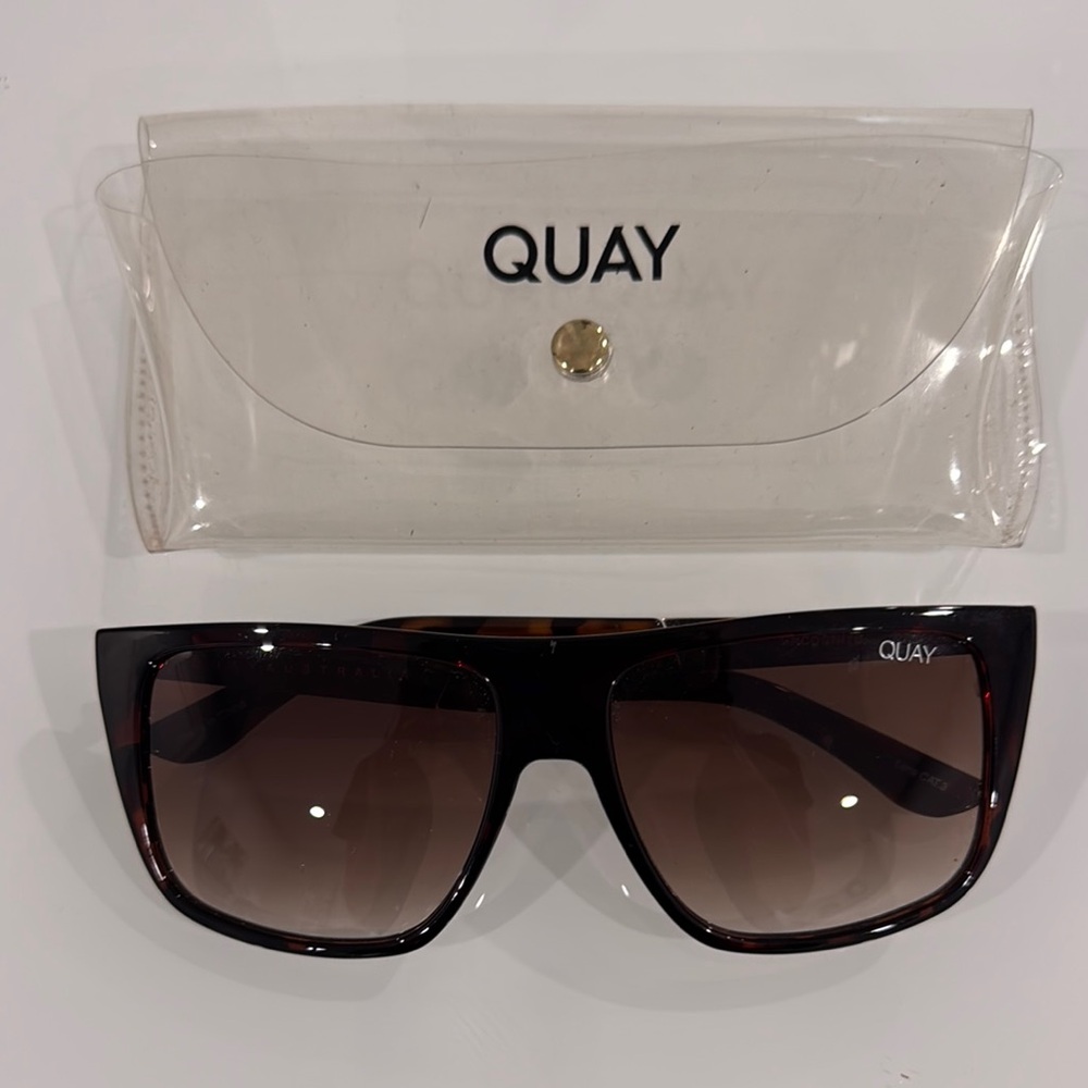 Quay Australia Brown and Black Sunglasses